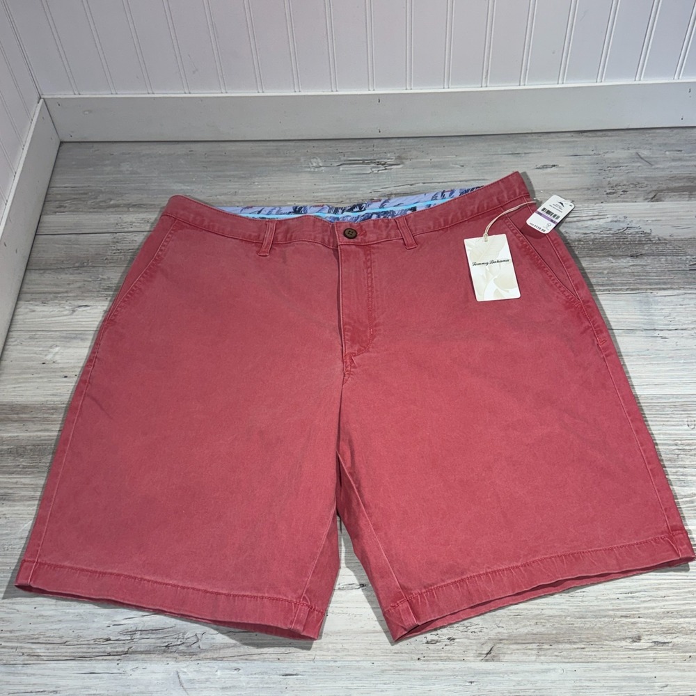Tommy Bahama Boracay Shorts Wild Geranium Men's Size 38 NWT $110.00